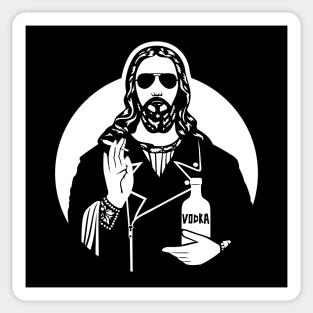 Jesus, vodka, Mary Jane Sticker